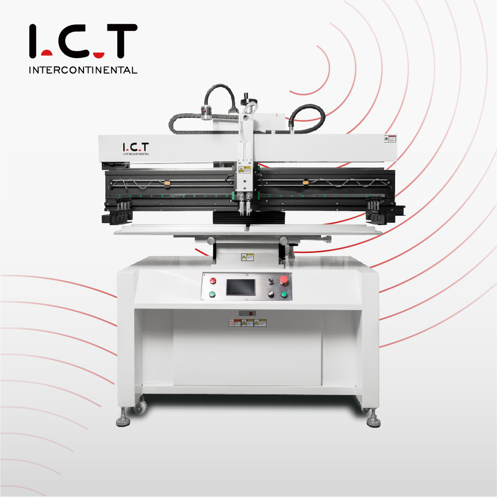 TIC-P12 |Impresora semiautomática de pantalla SMT de alta precisión en línea de montaje SMD