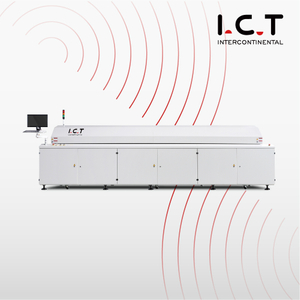 Tipo de escritorio de vacío especial LED de 600 mm y horno de reflujo manual SMT del transportador