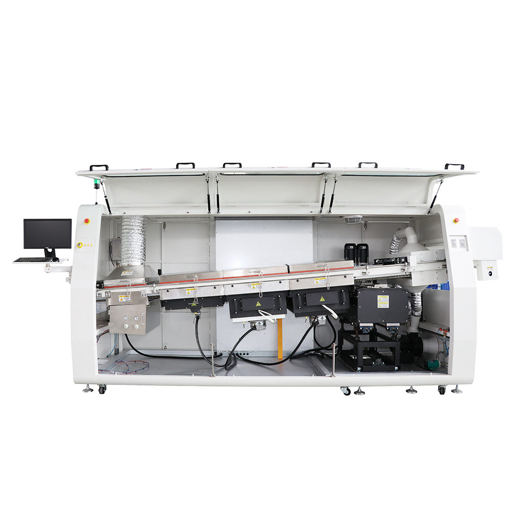 Máquina de soldadura por ola de inmersión Mini semiautomática para PCB de retención