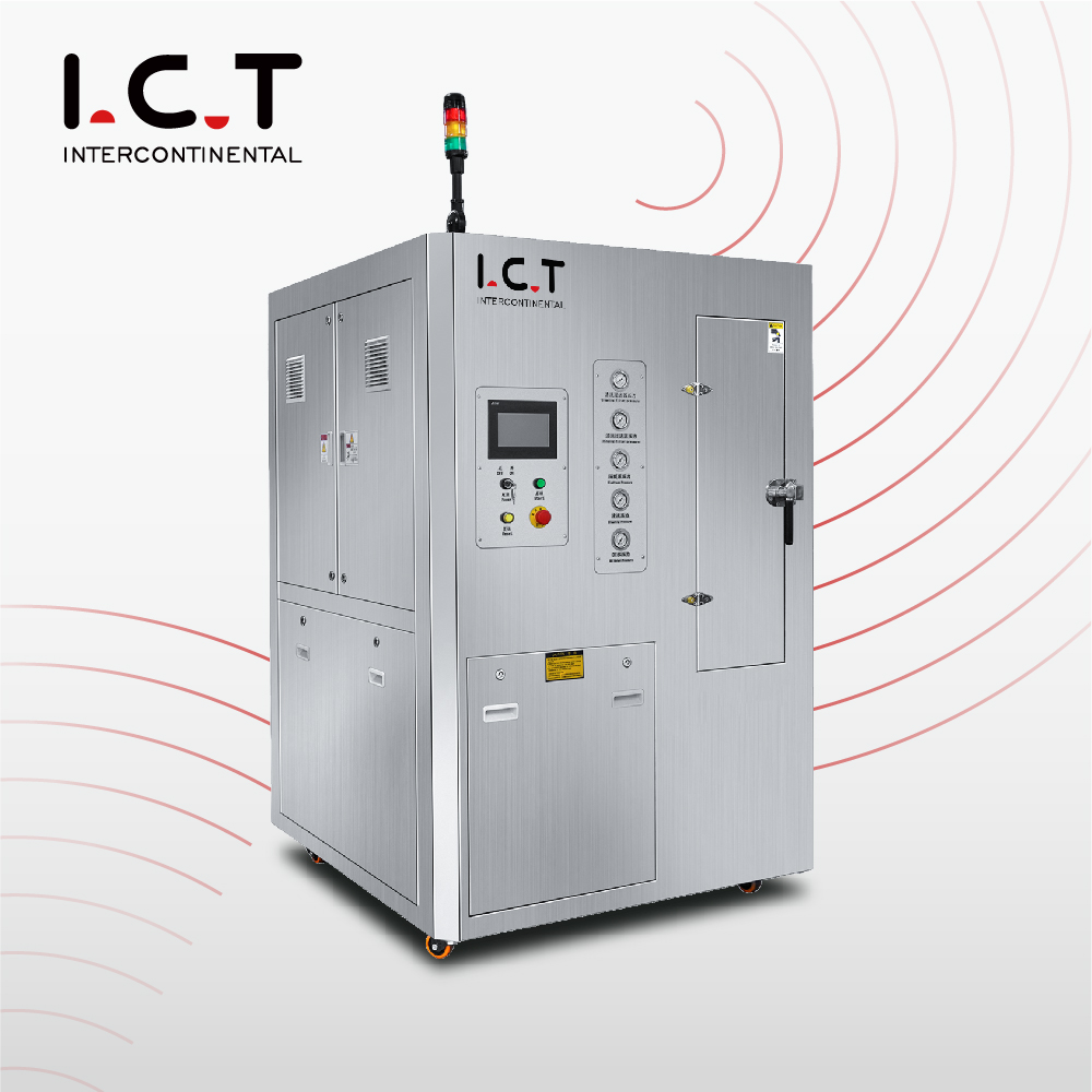 Máquina neumática de limpieza de plantillas SMT ICT-750