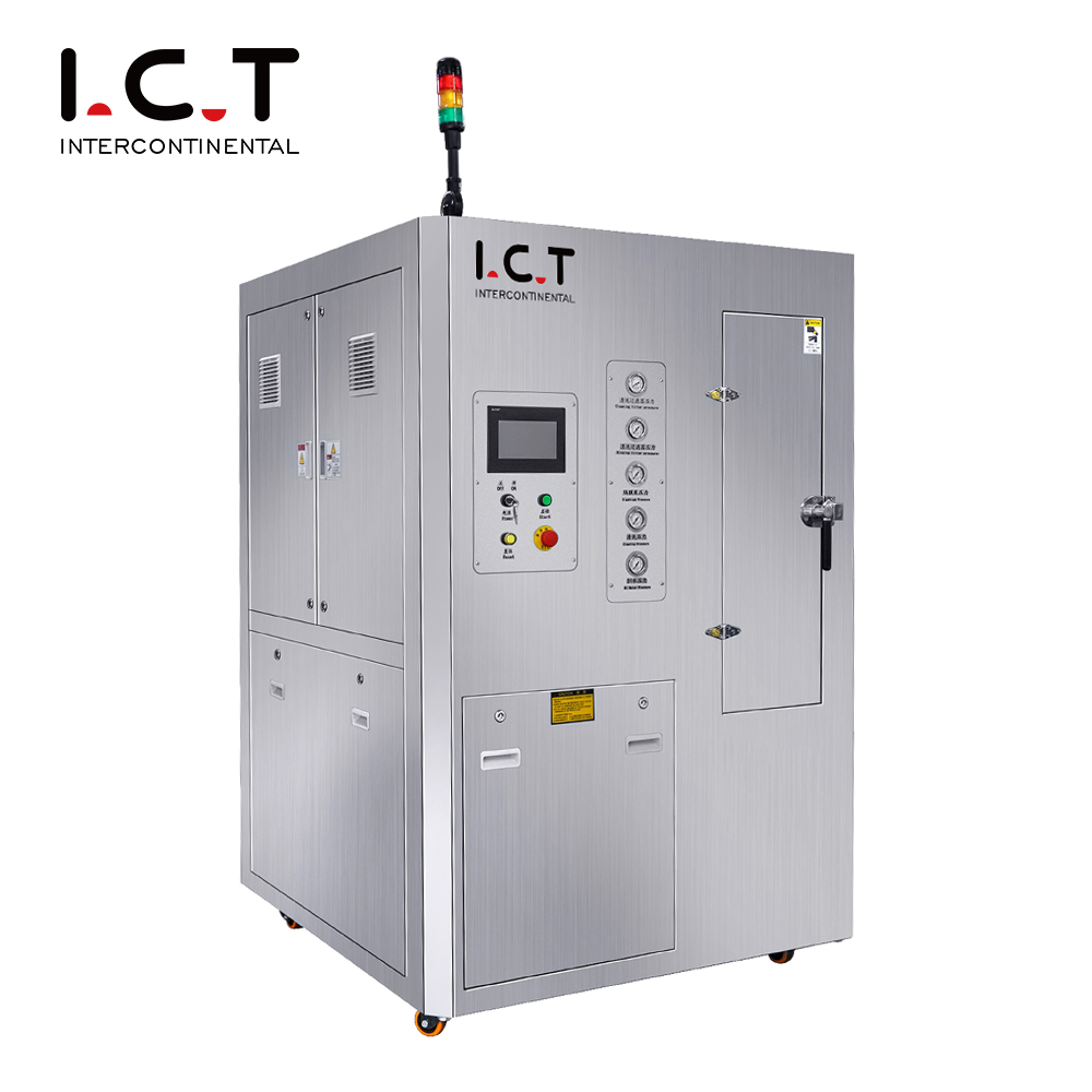 TIC-800 |Máquina neumática de limpieza de plantillas de PCB