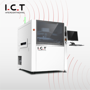 I.C.T-4034 | PCB Paste de soldadura de impresora soportando sin marco sténcil impresora