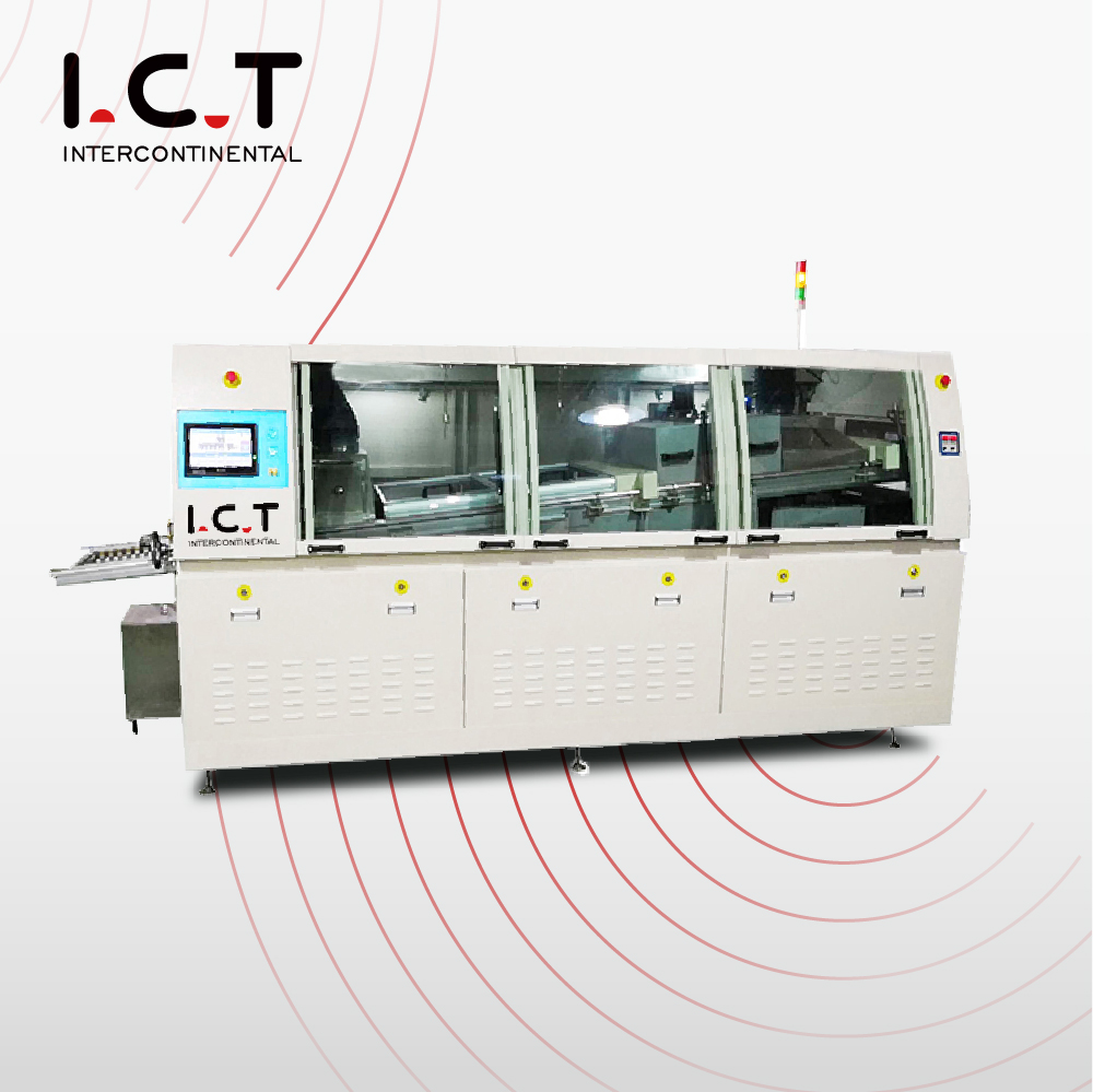 TIC |Máquina de soldadura por inmersión de máquina de soldadura por ola dual completamente automática