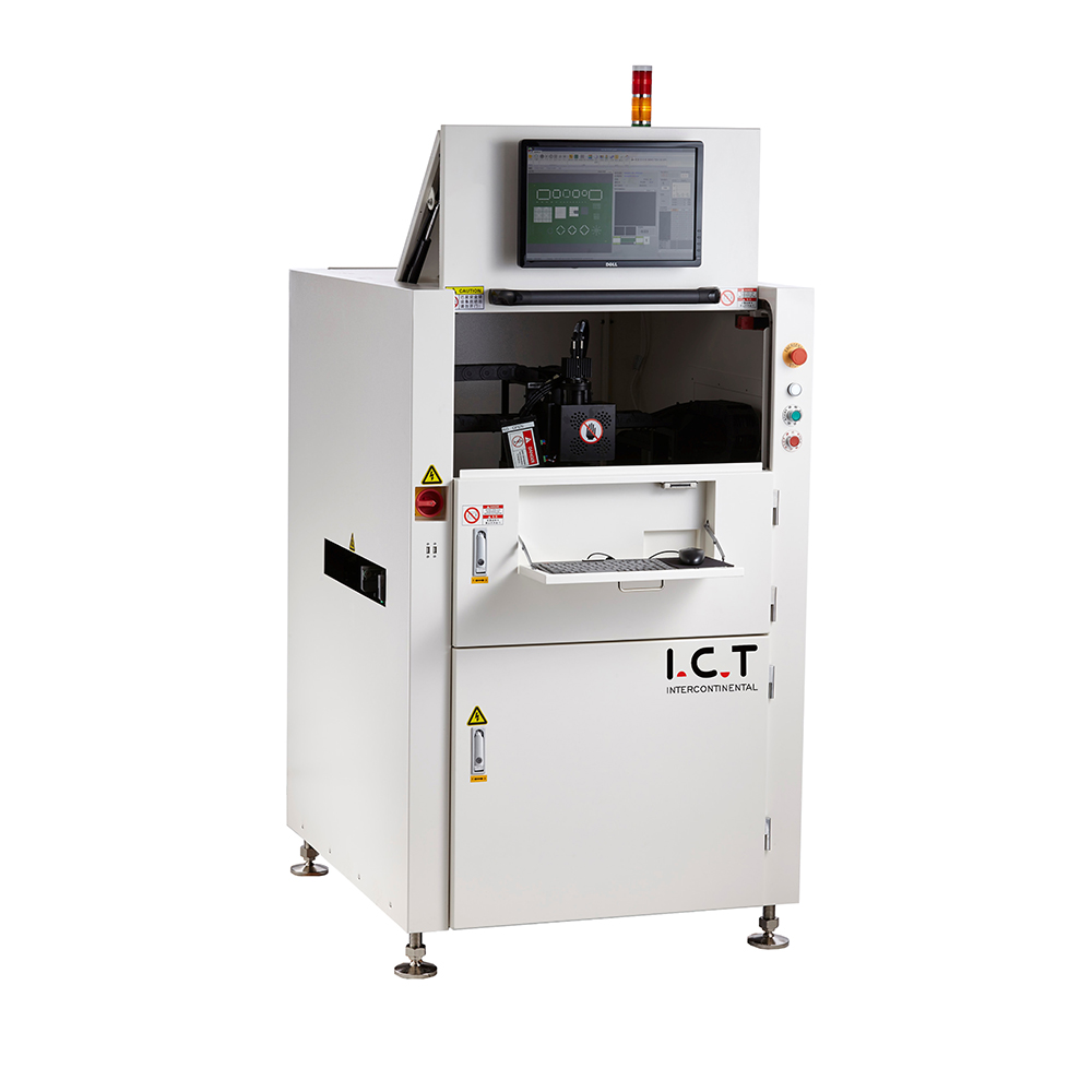 Máquina de inspección spi de pasta de soldadura 3d ICT-S400 en smt