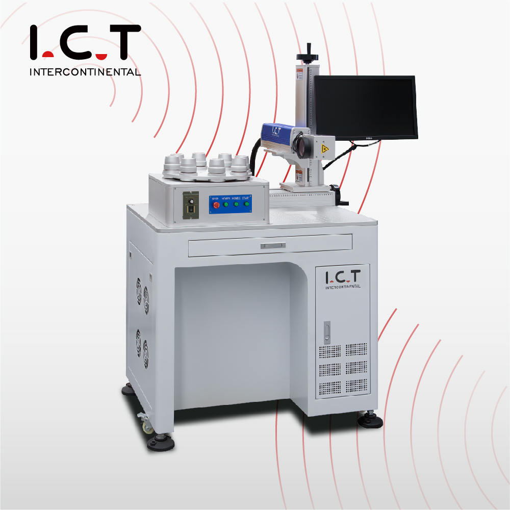 ​TIC-400 |Máquina marcadora láser UV Co2 de fibra Raycus Galvo Machine
